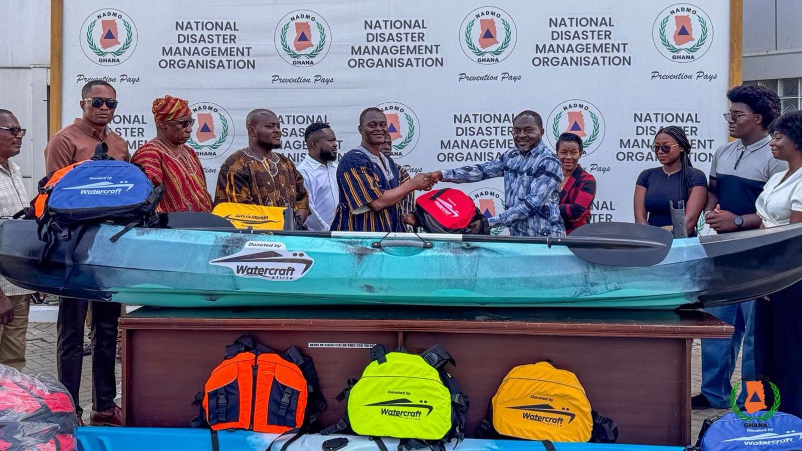 EDRIC Group Supports NADMO with Rescue Equipment for Flood Response