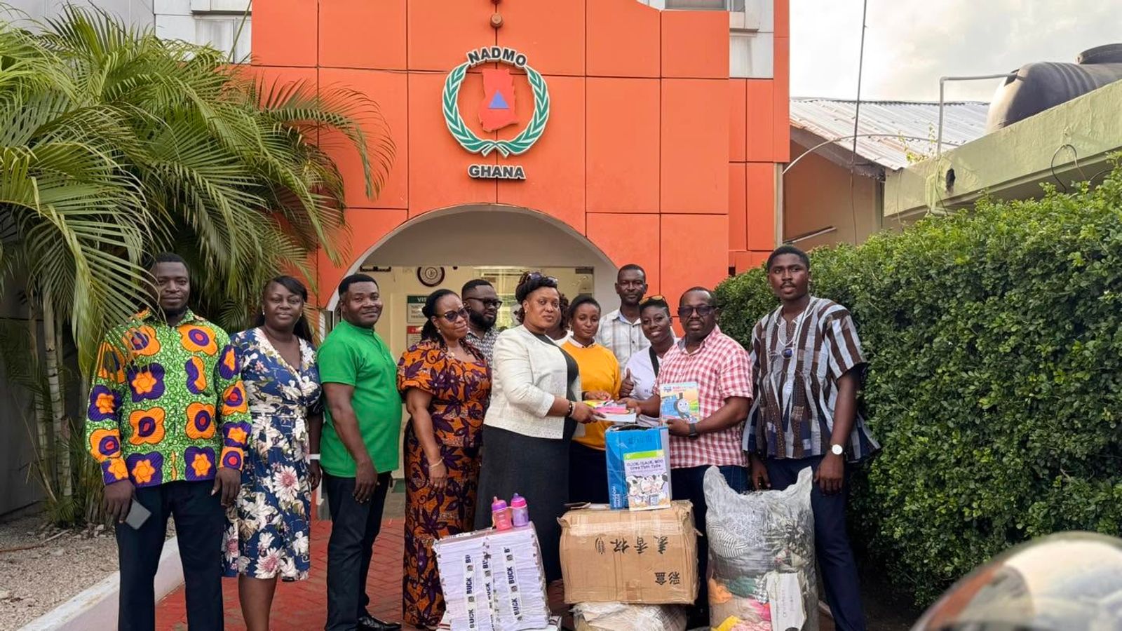 NADMO Receives Relief Items for Ghanaian Children Evacuated from South Africa